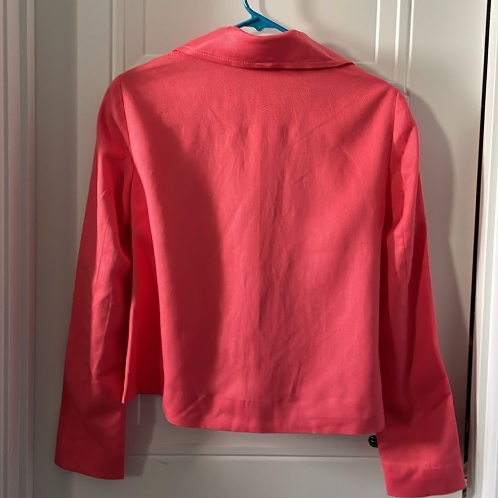 New Ann Taylor Open Front Pink Jacket - Picture 5 of 5